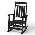 AWoutwood HDPE Rocking Chair , 1 & 2 Pack, All- Wether Resisted - Oversize seat